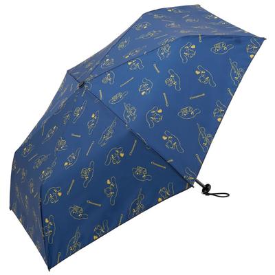 Skater Lightweight Folding for Sun and Suitable for and Cinnamoroll and Sanrio Umbrella, 50cm, Hand-Open, Water-Repellent, Rain, Adults, Children,