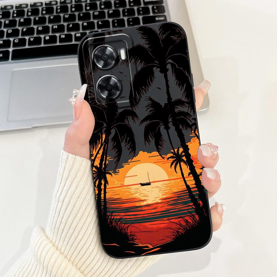 For Oppo A57 4G Case Oppo A57s Cute Fashion Cartoon Cover Matte Soft TPU Phone Case For Oppo A77s A57s OppoA77 OppoA57 4G Fundas
