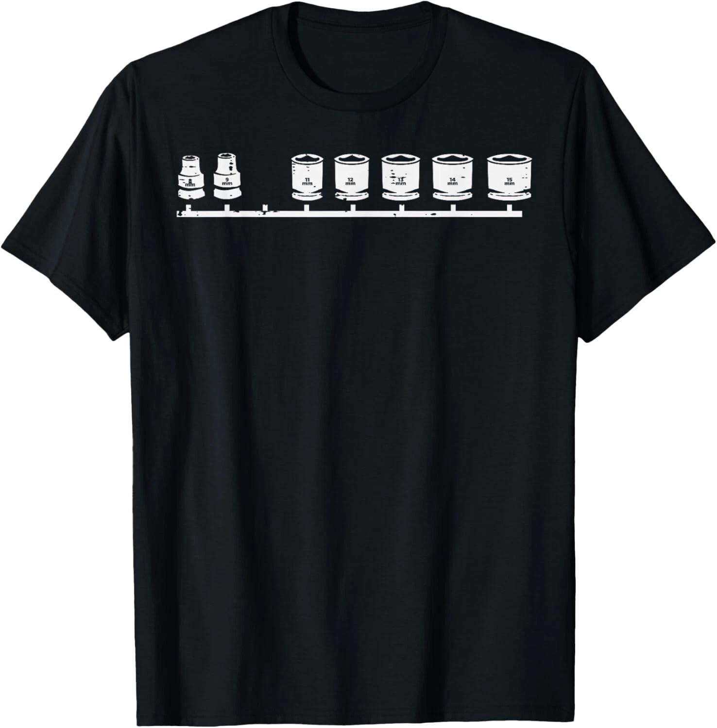 Missing 10mm Socket Funny Car Auto Mechanic Garage Men Dad Gift Unisex T-Shirt 2XL