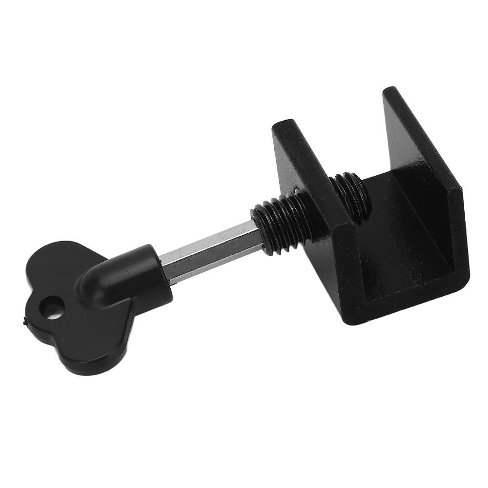 6pcs 1 Hole Movable Door Limit Stopper Vertical Horizontal Window Safety Lock Home Safety
