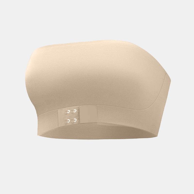 Women's Seamless Strapless Non-slip Bandeau Bra Invisible Push Up Tube Top Bra