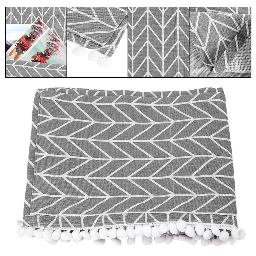 Anti-Slip Dustproof Cover Gray and White Fridge Cover Practical Appliance Cover  Home Decoration