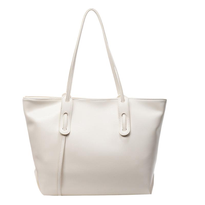 Large Capacity Tote Bag with Dual Handles Stylish Women's Shoulder Bag for Work Shopping and Everyday Use