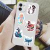 Watercolor Fantasy Mermaid Illustration Stickers DIY Toy Gift Decorative Decal for Phone Luggage Laptop Scrapbook Waterproof