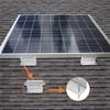Roof Mounting Z-Style Solar Panel Bracket Kits 8PCS Photovoltaic Panel Z-Bracket Stand For Car Boat RV Yacht Black