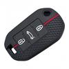 Silicone Flip Folding Key Fob Cover For Peugeot 208 2008 301 308 3008 Rcz 508 408 2008 307 Case For Citroen C3 C4 Berlingo