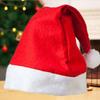 Vánoční čepice Plyšová Měkká Ultra Silná Teplá Čepice Santa Clause Silná Ultra Měkká Plyšová Čepice Santa Clause Festivalová Čepice Bavlna Samet