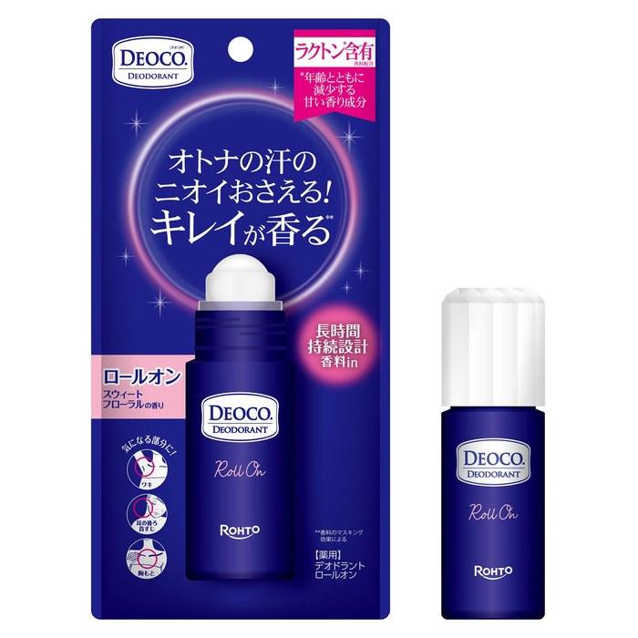 [Deoco] Medicinal Deodorant Roll-On 30ml (Sweet Floral Scent)