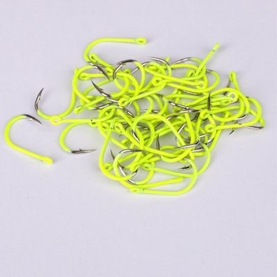 Barbed Carp Hook Fishing Hook Fluorescent Fishing Hooks Fluorescent Yellow