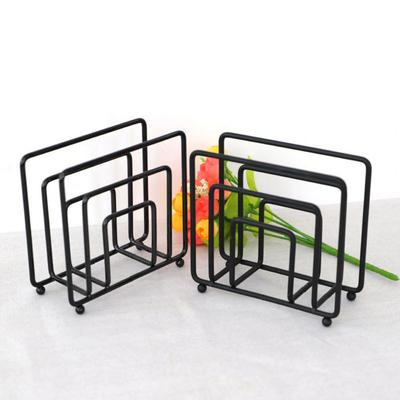 Standing Holder Tissue Holder Electroplated Multifunctional Iron Square Paper Napkin Home Supply