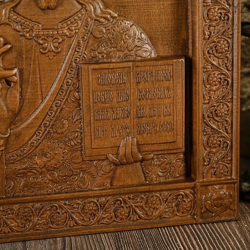 Religious 35cm Orthodox Icon Jesus Statue, Saint Plaque Ornaments, Church Interior Home Wall Decor