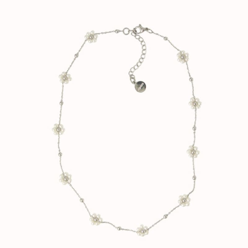 

objet213 Pearl Flower Line Necklace Original