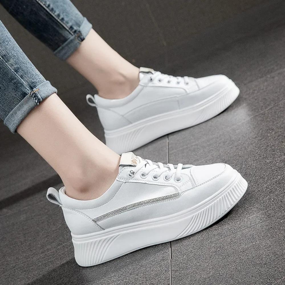 Women Sneakers Thick Soled Casual Flat Shoes Women Fashion Autumn Winter Casual Sports Women's Single Shoes Zapatillas Mujer