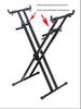 Dunhuang Guzheng Vertical Stand for 61 or 88-Key Electric Piano/Keyboard Performance