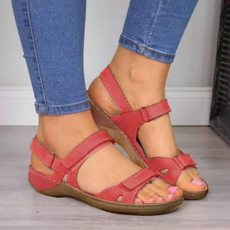 New Women 'S Sandals Flat Open Toe Shoes Women 'S Casual Platform Women 'S Retro Sandals Women