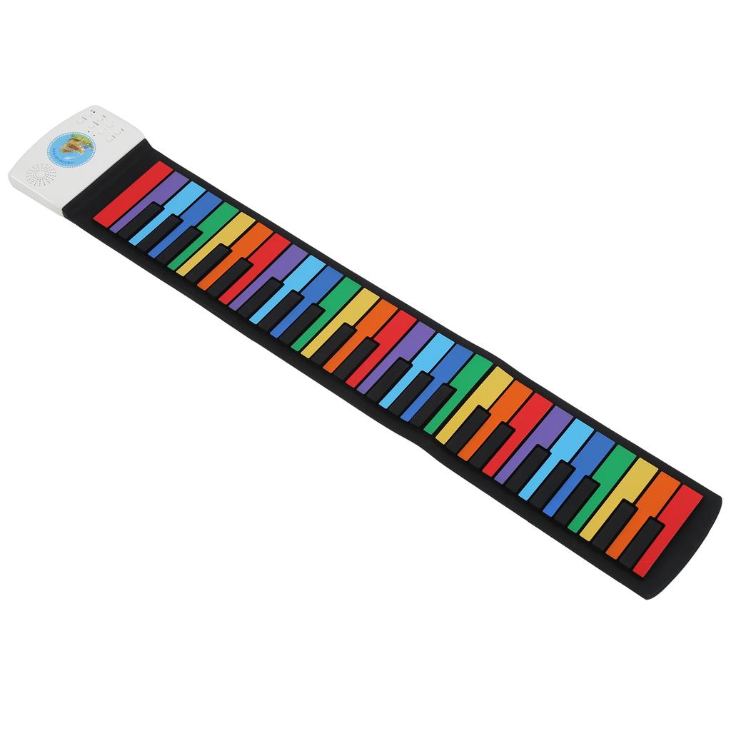Rollup Piano Silicone 49 Keys Roll Up Piano Keyboards Hand Roll Piano Educational Gifts