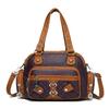 Women's Soft Leather Shoulder Bag Large Capacity Lightweight Crossbody Bag Mother Bag