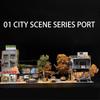 New 1/64 City Scene Simulation Model High Quality Modern Stereoscopic Scene Hobby DIY Children's Toy Model Accessory