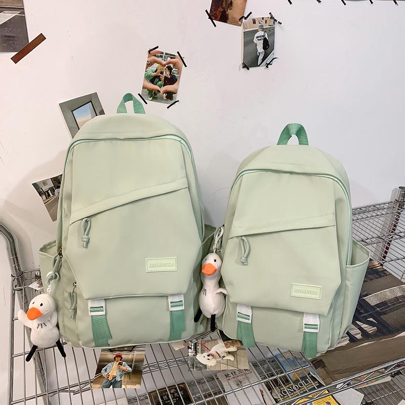 Schoolbag student schoolbag new junior high school student backpack can print logo large capacity durable lightweight backpack