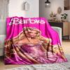 1pc Barbie Doll Blanket Polyester Fiber, All Season Comfort for Sofa, Bed, Office, Car, Camping Ideal Home Decor & Gift, Office Comfort