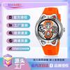 New Fashion Men's Watch Simple Silicone Strap Men's Calendar Waterproof Watch