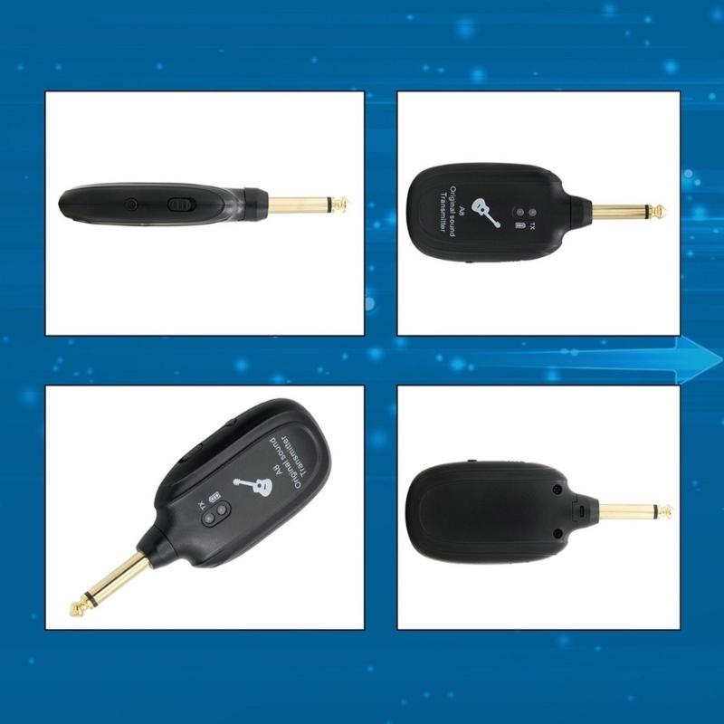Wireless Guitar Transmitters Receiver UHF Wireless Guitar System Sound Wireless Transmitters Receiver for Guitar Bass