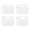10 STÜCKE Schrankbox Mini Organizer Behälter PP Seitengriff Abgerundete Kante Modern Vielseitige Aufbewahrungskörbe