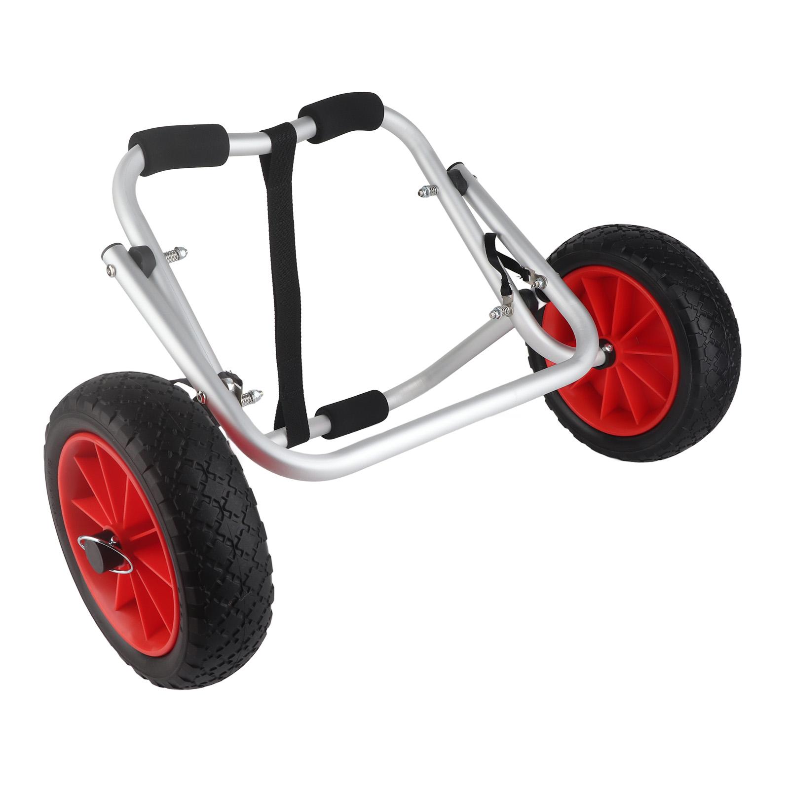 

Тележка для транспортировки лодки, складная, переносная, тележка для транспортировки каяка с колесами и ремнем, 10-дюймовое каноэ