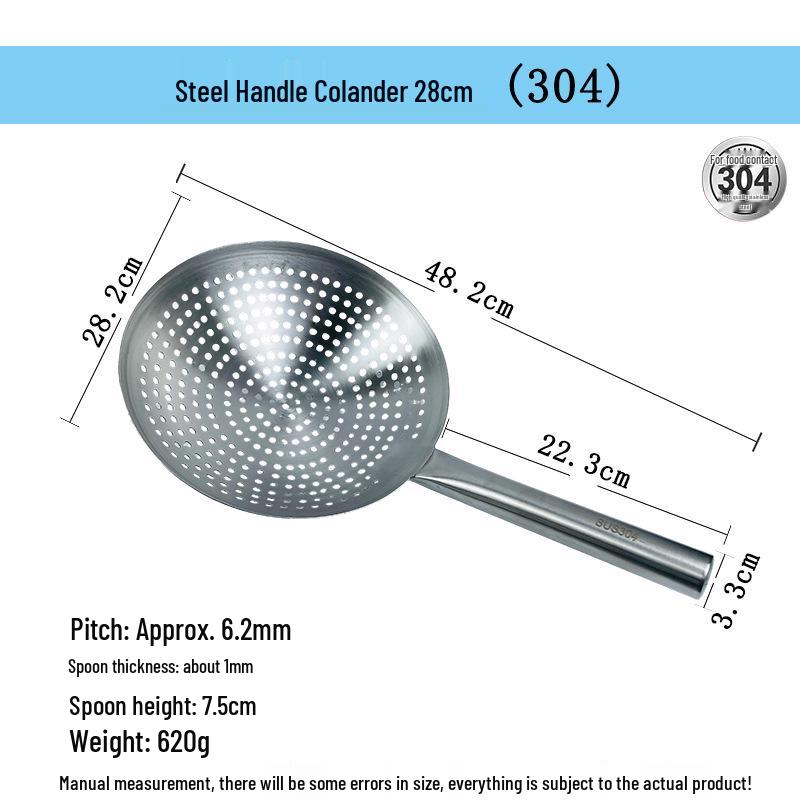 Extra Thick Stainless Steel Water & Soup Ladle Wok Spoon