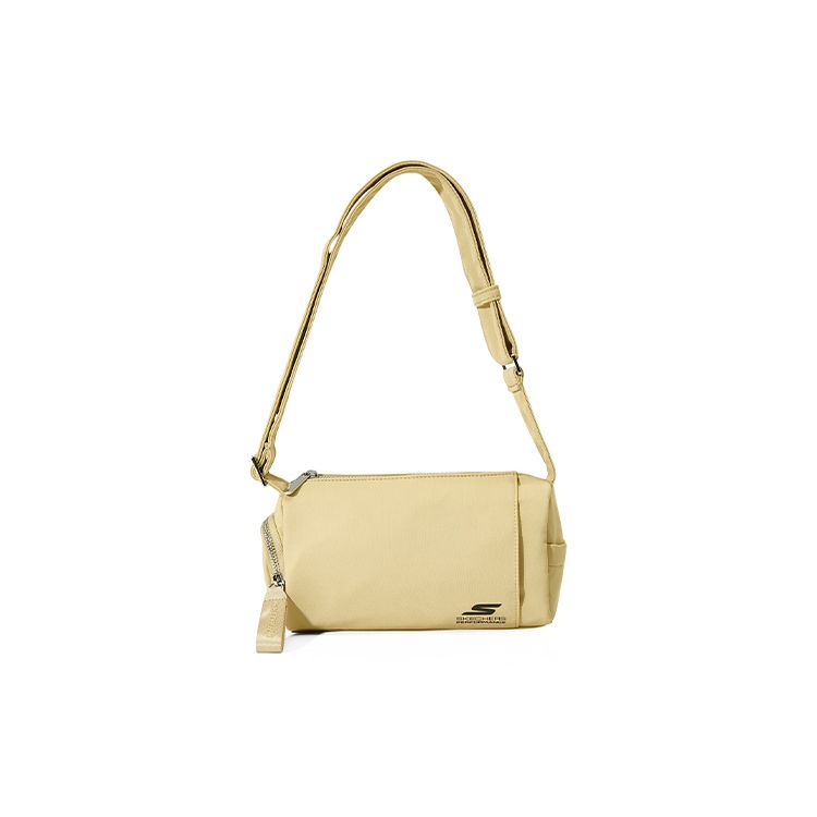 Skechers Adjustable Shoulder Strap Fabric Crossbody Bag Unisex bags Light-Yellow P223U029-03YS Light Yellow