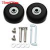 12Pcs/Set Silent Travel Luggage Wheels Replacement Dia40/45/50/60/70/75/80/90/100mm Suitcase Part Axles Sliding Resistant Caster