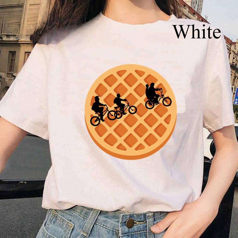 

Футболка Stranger Things для чоловіків та жінок, з круглим вирізом, коротким рукавом, м яка, дихаюча, зручна, бавовняна футболка S