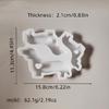 Dackel Hund Silikon Kerzenformen für Kerzen Seifenherstellung Schokolade Fondant Formen für Süßigkeiten Desserts Kuchen Schokolade