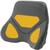 EXGEL Gaming Chair Back Gray Lower Back Lower Back Pain Gaming Made in Seat Urethane Foam Cushion, Cushion, Pain, Prevention, Lumbar, Chair, Japan,