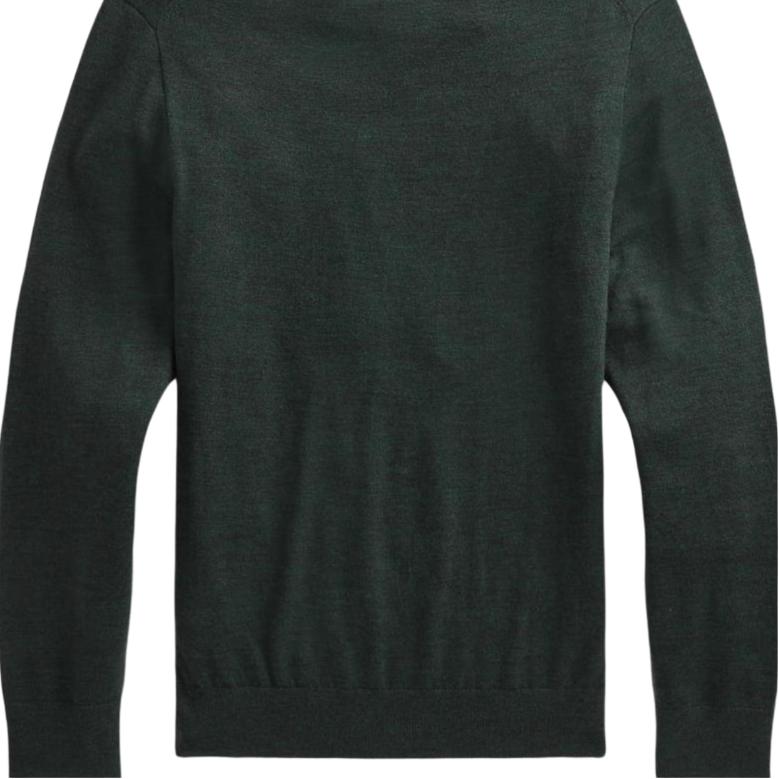 Polo Ralph Lauren FW25 Small Pony Logo Embroidered Solid Color High Neck Knit Long Sleeve Wool Sweater Men Sweater 710637587-010