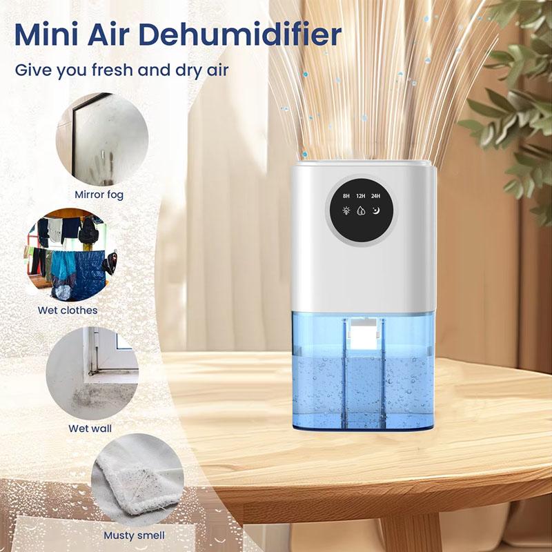 New Household Dehumidifier Absorb Moisture Silent EU/US Plug Portable Dehumidifier Suitable For Home Bedroom Office Kitchen