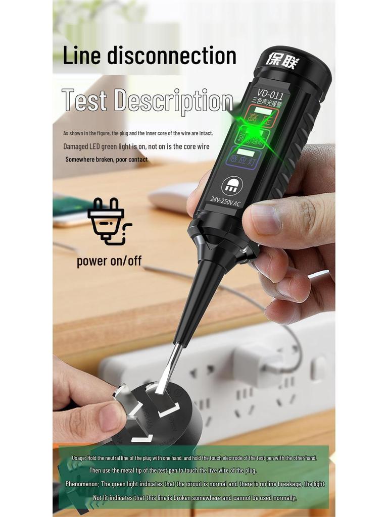 Baolian Hochleistungs-Multifunktions-Spannungsprüfer-Schraubendreher