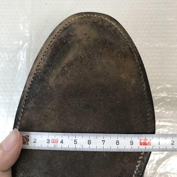 70s-80s? Vintage USA Made/UFCW O’Sullivan/Goodyear Welt Leather Full Brogue Wingtip/9.5EEE/Black/BLACK/(USED)