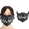 Rivet Spikes Leather Mask Cosplay Mask Motorcycle Biker Half Face Mask Anti Dust Sports Mask Masquerades Mask Women Men