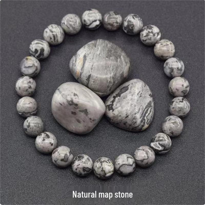 Jingde Jewelry Natural Agate Bracelet: Single-Loop Crystal Stone for Men and Women