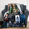 Name Custom Billie Print Flannel Blanket High Quality Warm Comfortable Cover for All Seasons Perfect for Gifts Home Decor