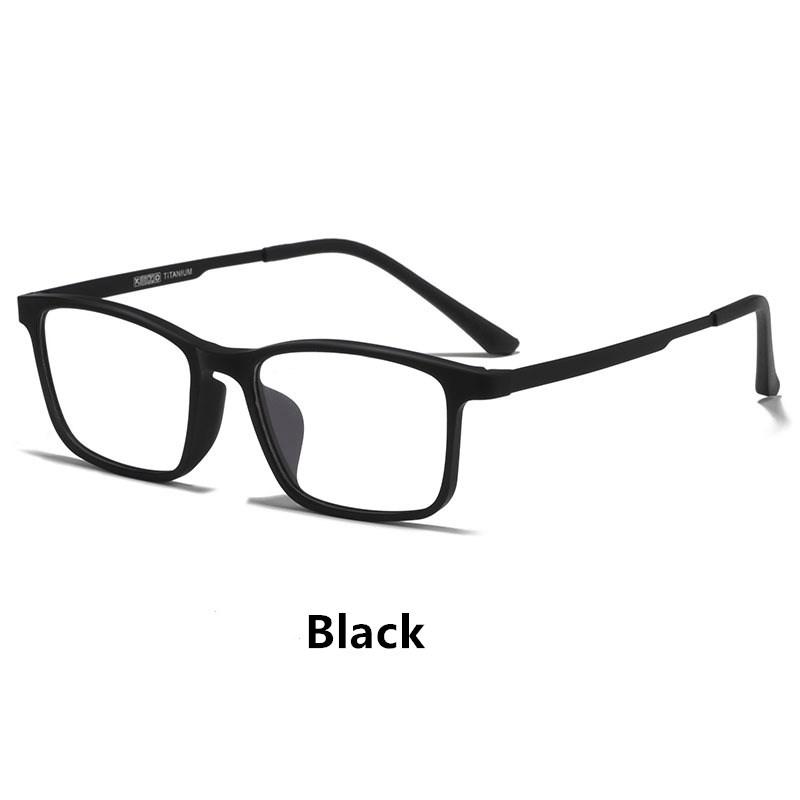 

New Woman Comfortable Titanium Alloy Frame Men Square Myopia Glasses Frame Anti-Blue Light Optical Prescription Frame