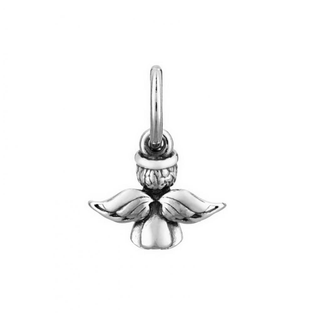 PAndora 793598c01 Sparkling Angel Pendant And Dangle Silver Charm