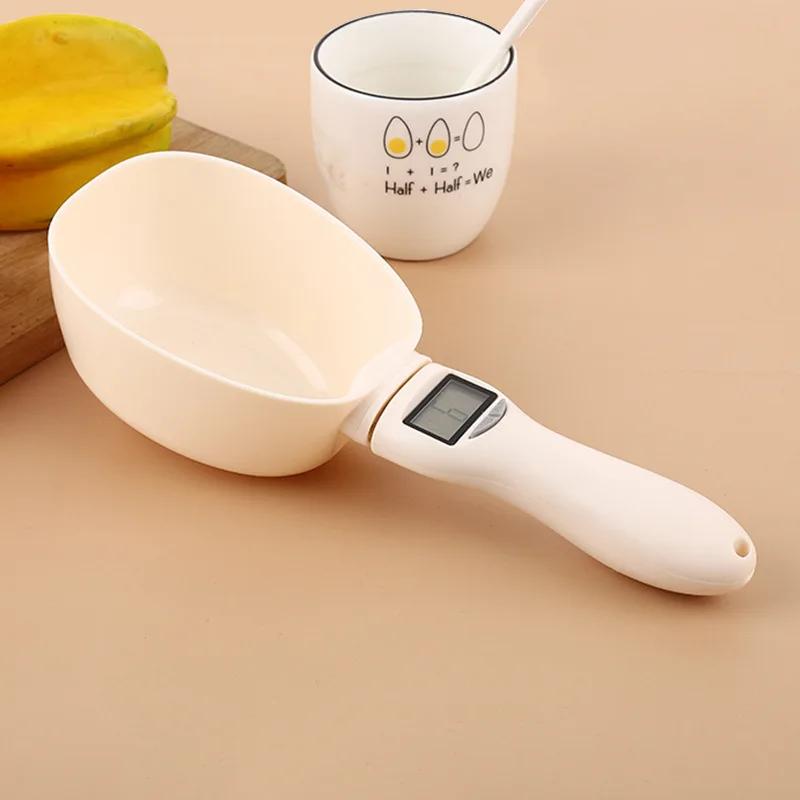 

Dog Food Scale Electronic Measuring Spoon Scale High-Precision Quantitative Measuring Spoon Baking Kitchen Home Food Spoon Scale бежевый