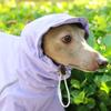 Sommer Outdoor Hundekleidung Greyhound Mäntel Hoher Kragen Wasserdicht Whippet Hundekleidung Designer Luxus Hunde Mantel Groß Mittel Klein