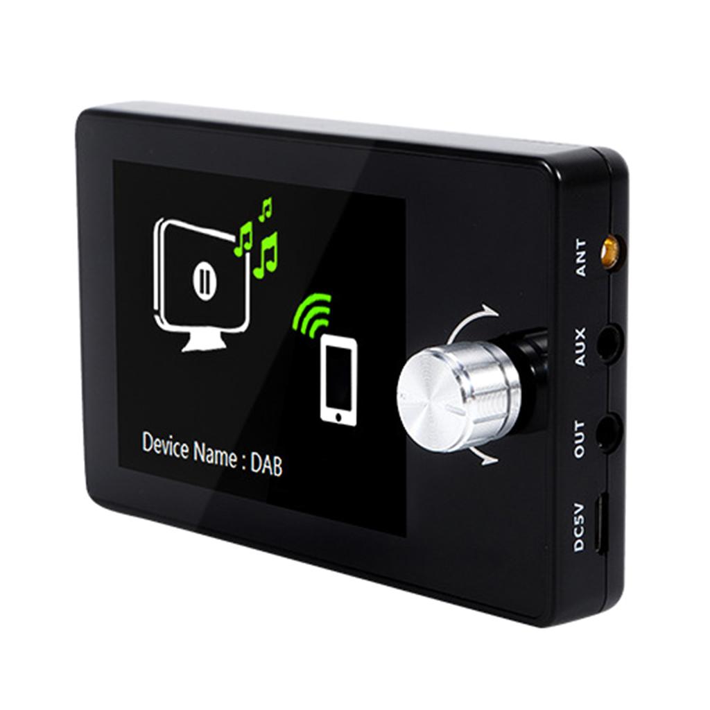 Einfach zu bedienender 2,8-Zoll Auto Digitalradioempfänger mit Unterstützung für DAB+ & FM-Übertragung Geeignet für klaren Tonempfang