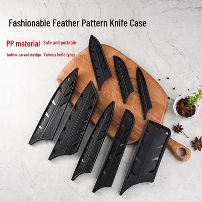 In-Stock Black Quick-Draining PP Plastic Multi-Hole Knife Sheath – Portable Chef's and Fruit Knife Cover