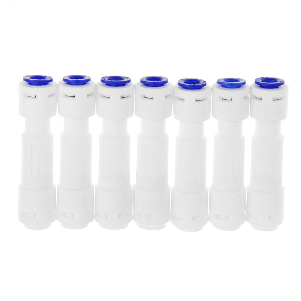 150CC to 1500CC RO Water System Waste Water Flow Regulater Restrictor 1/4" OD Hose Reverse Osmosis Quick Pipe Fittiing Plastic