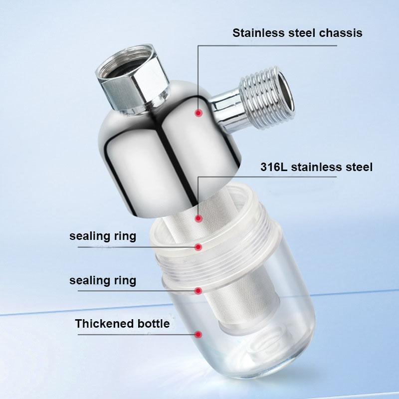 Water Heater Filter Bath Water Purifier Shower Water Filter Faucet Filtration Remove Chlorine Filtered Soften for Hard Water