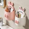Wall Hanging Toothbrush Storage Rack Self Adhesive Toothpaste Organizer  Dormitory
